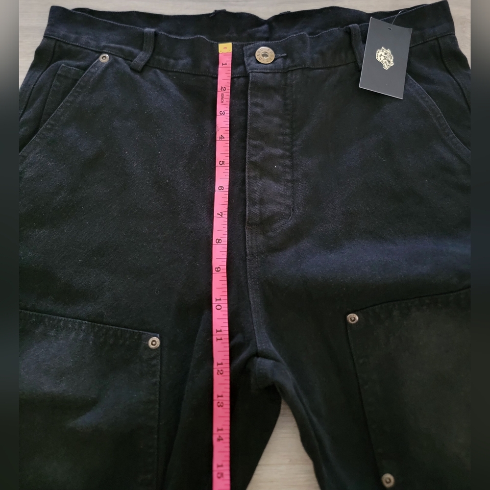 Darc Sport Wolf Head Hoffa Flare Pant in Black sz 32 - Picture 11 of 13